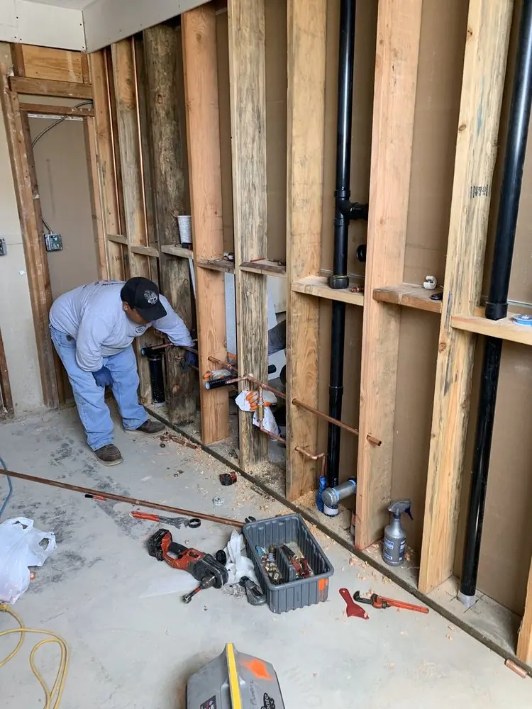 Commercial rough-in plumbing for Water Heater Replacement in Michigan Beach